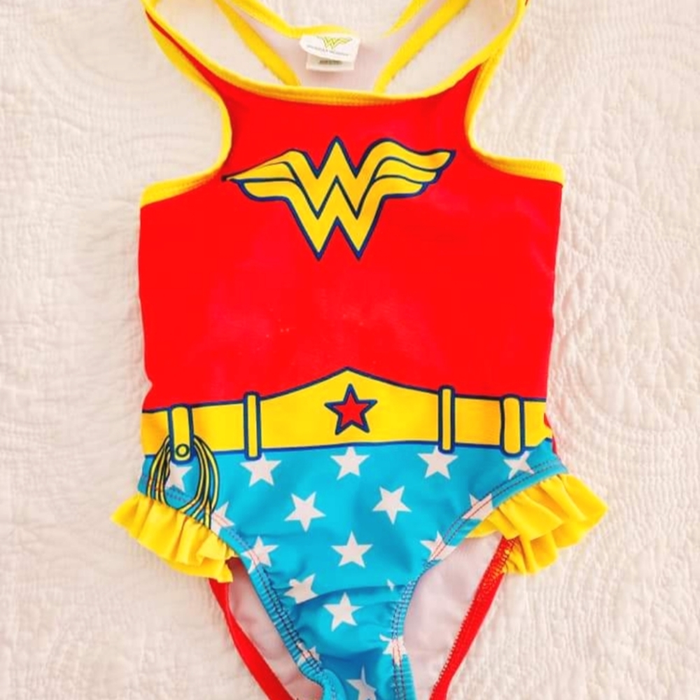 Wonder Woman 2T Child Bathing Suit
